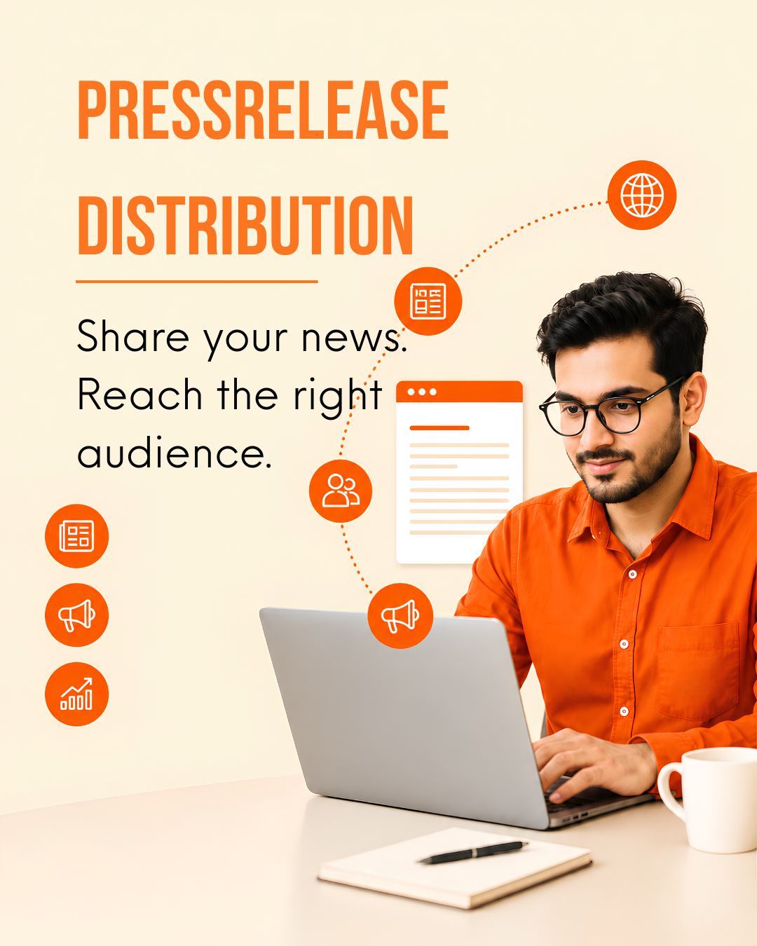 Press release distribution